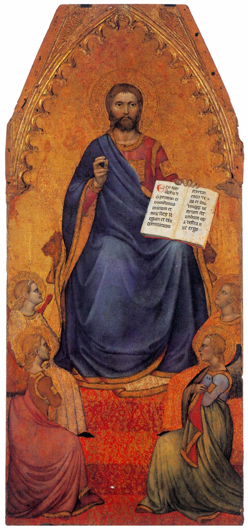 Kristus podrobil se čtyřmi anděly věřícími