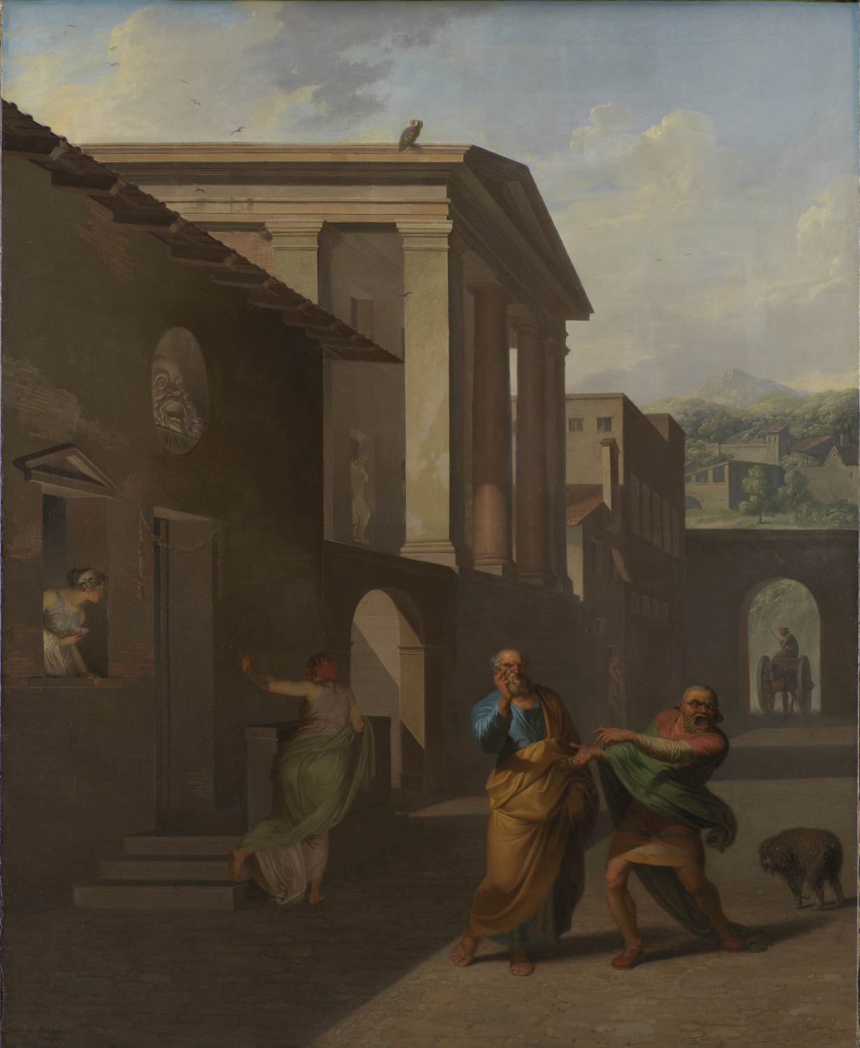 The Midwife Saying Goodbye to the Girl of Andros