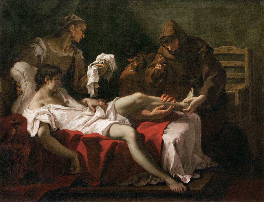 San Antonio de Padua heilt einen jungen Mann