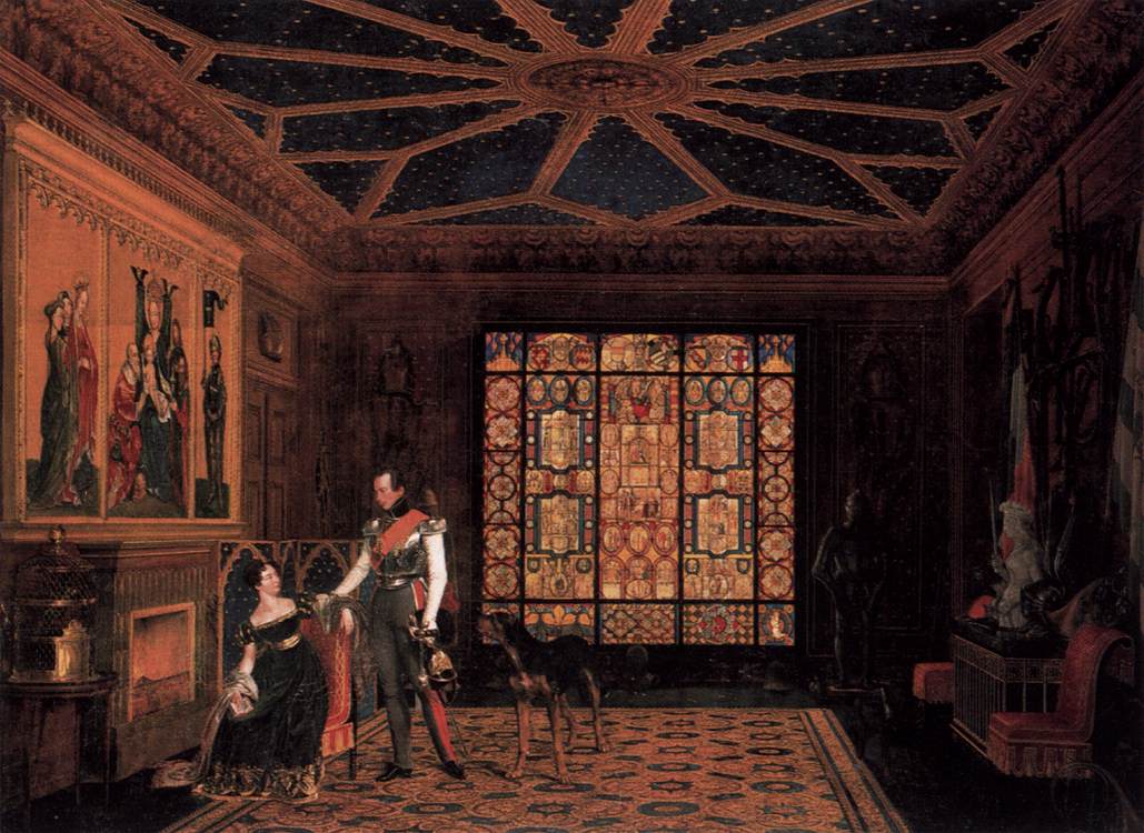 Pokój zbroi w pałacu Prince Frederick z Prusy