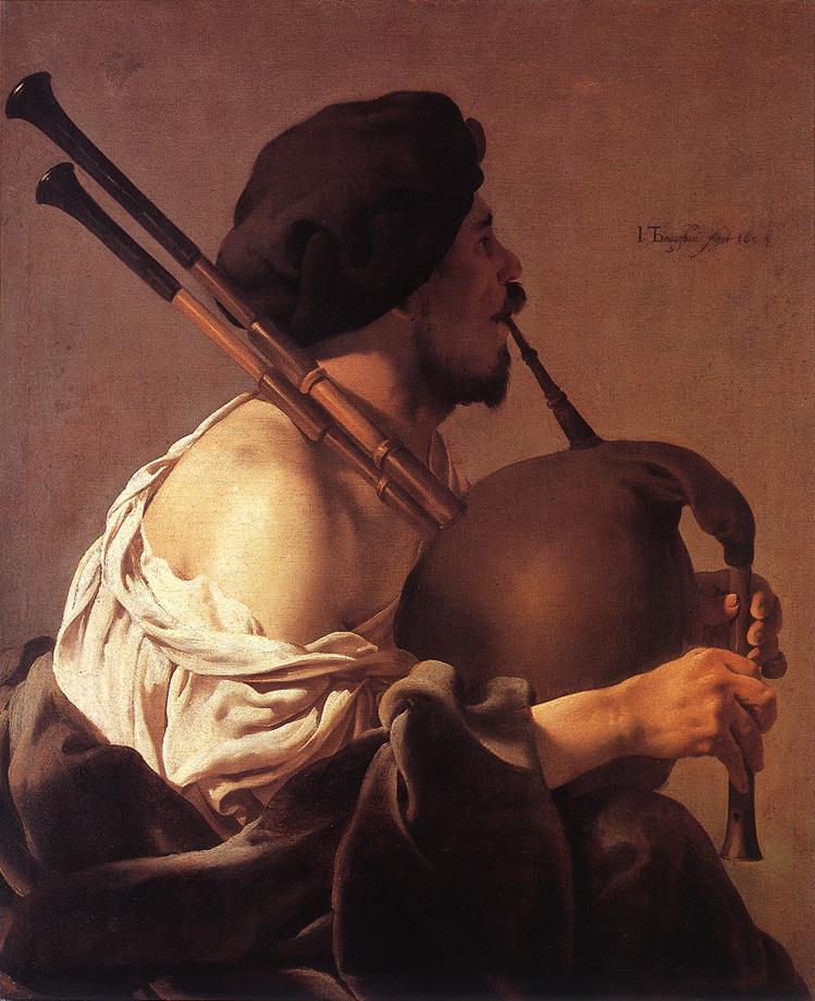 bagpipe player