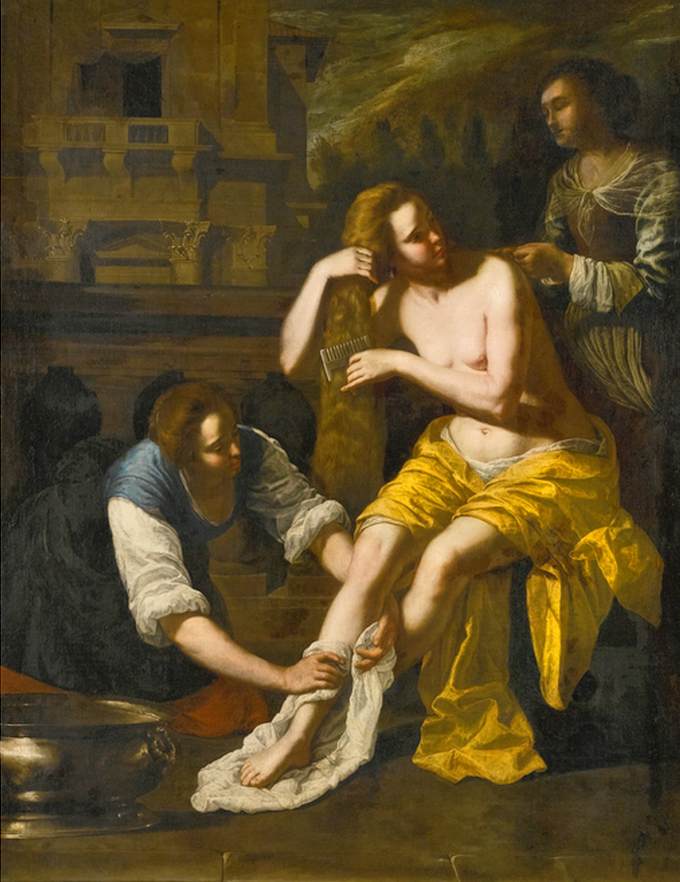 Betsabé dans sa salle de bain