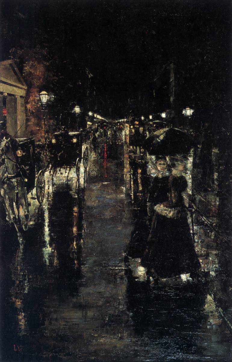 Berlin street scene (Leipzigerstrasse)