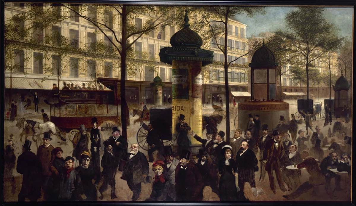 Boulevard Montmartre à Paris