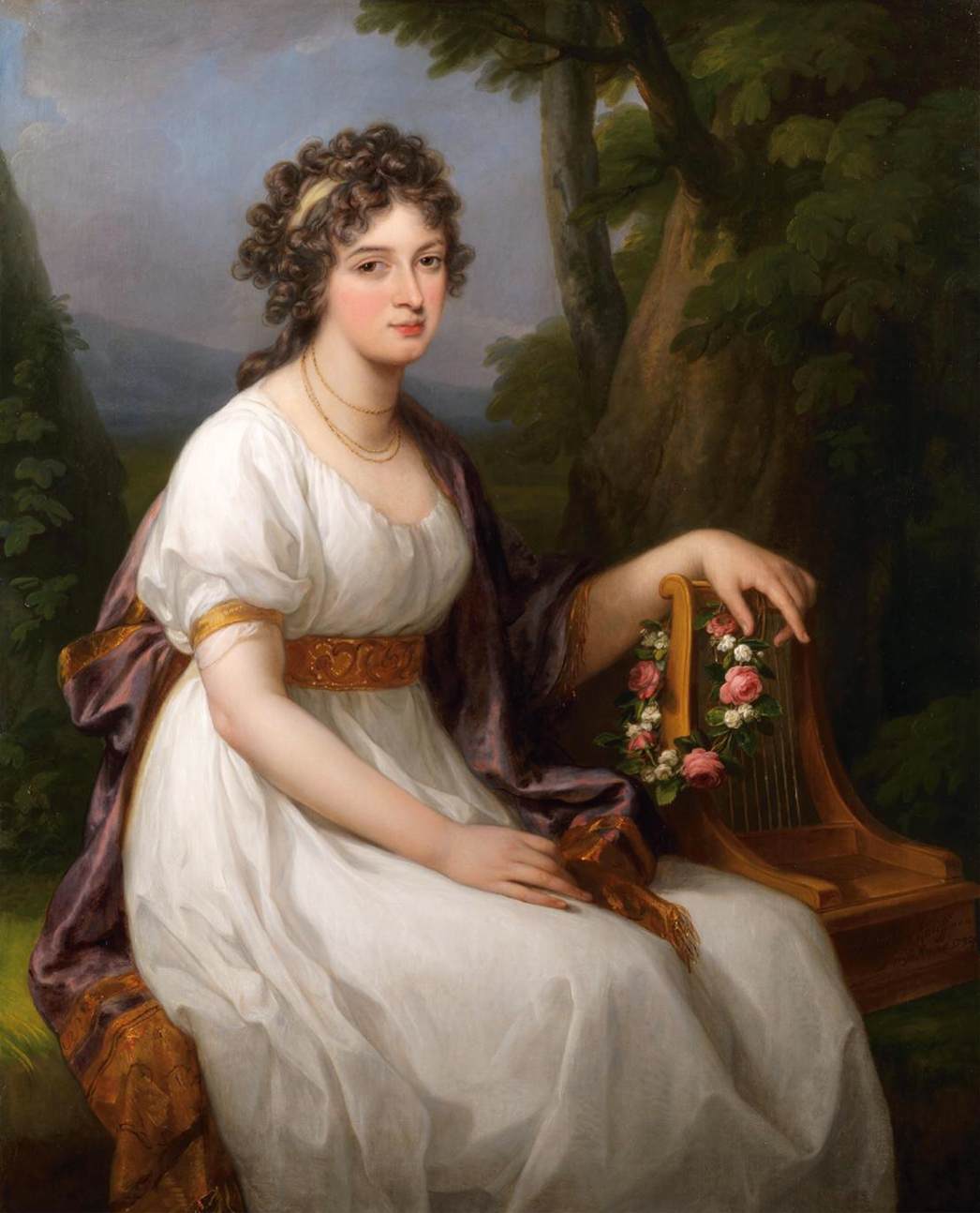 Portret Henrietty María Hill