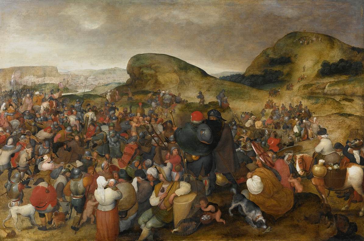 カルバリーへの道にあるキリスト