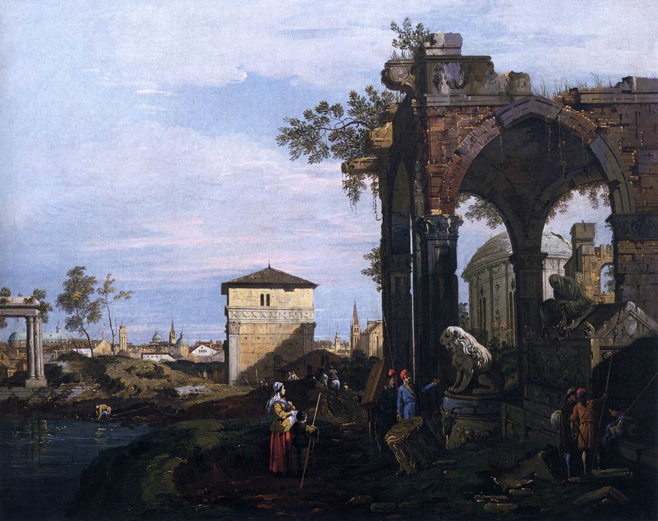 Capricho con rovine e Portello, Padova