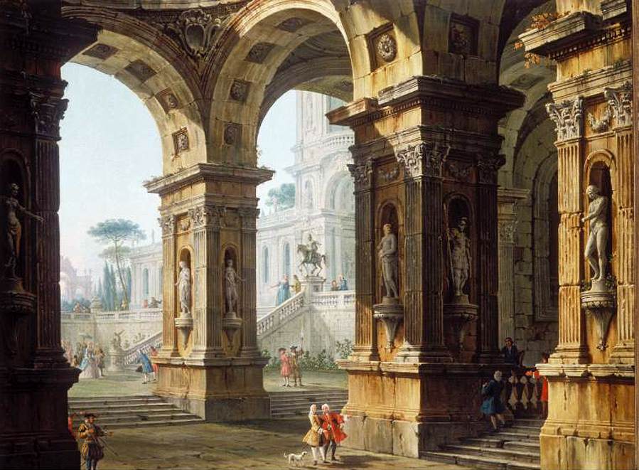 Capricho z eleganckimi postaciami