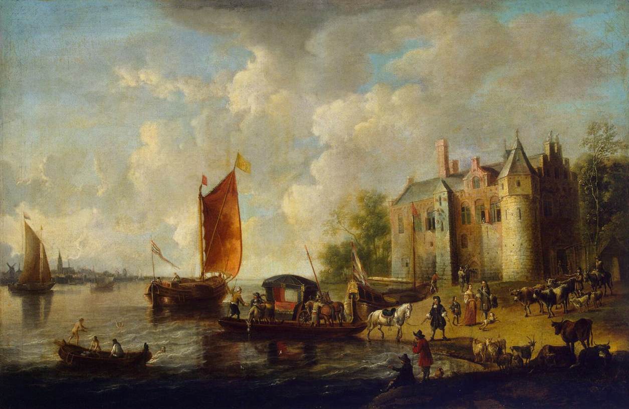 Castle on a River Bank