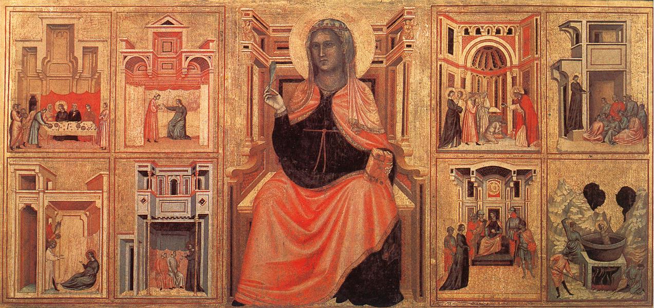 Santa Cecilia'nın sunakları