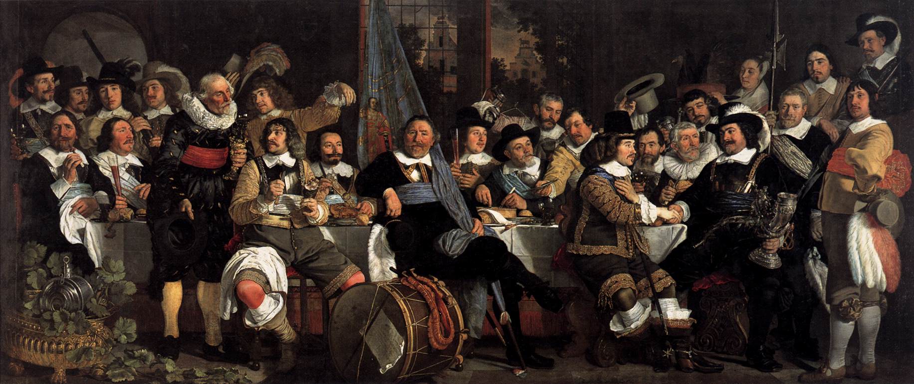 Celebração da Paz de Münster, 1648, na Sede dos Arqueiros