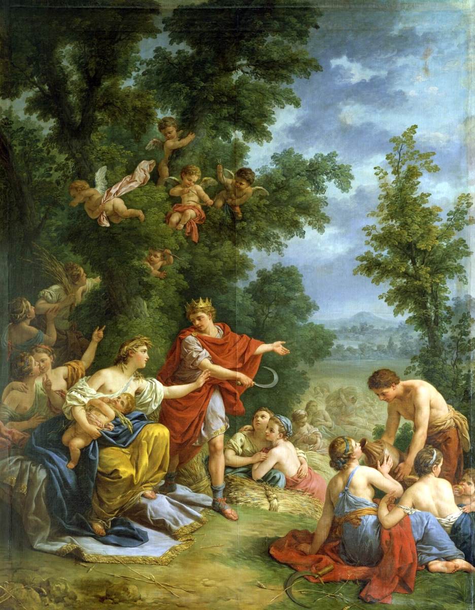 Ceres et Triptolemus