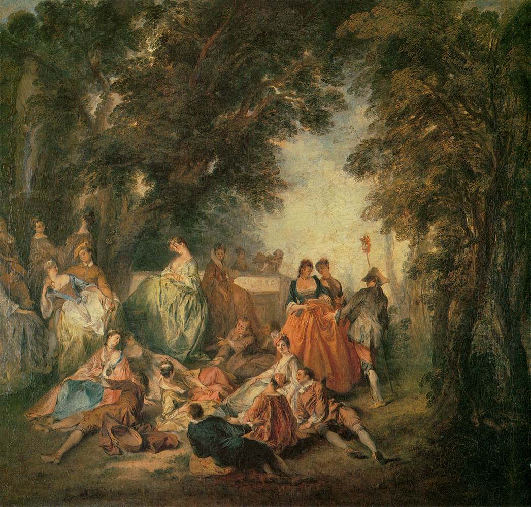 Companie în parc