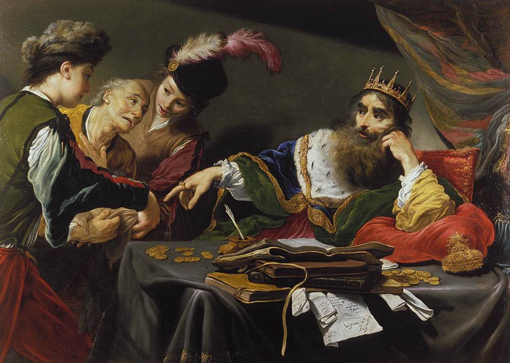 Croesus Receives Homage from a Lydian Peasant
