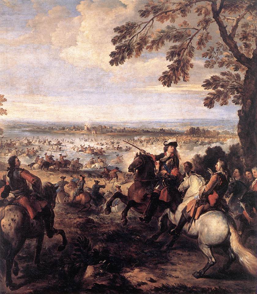 Přechod Rin pro Louis XIV Army, 1672