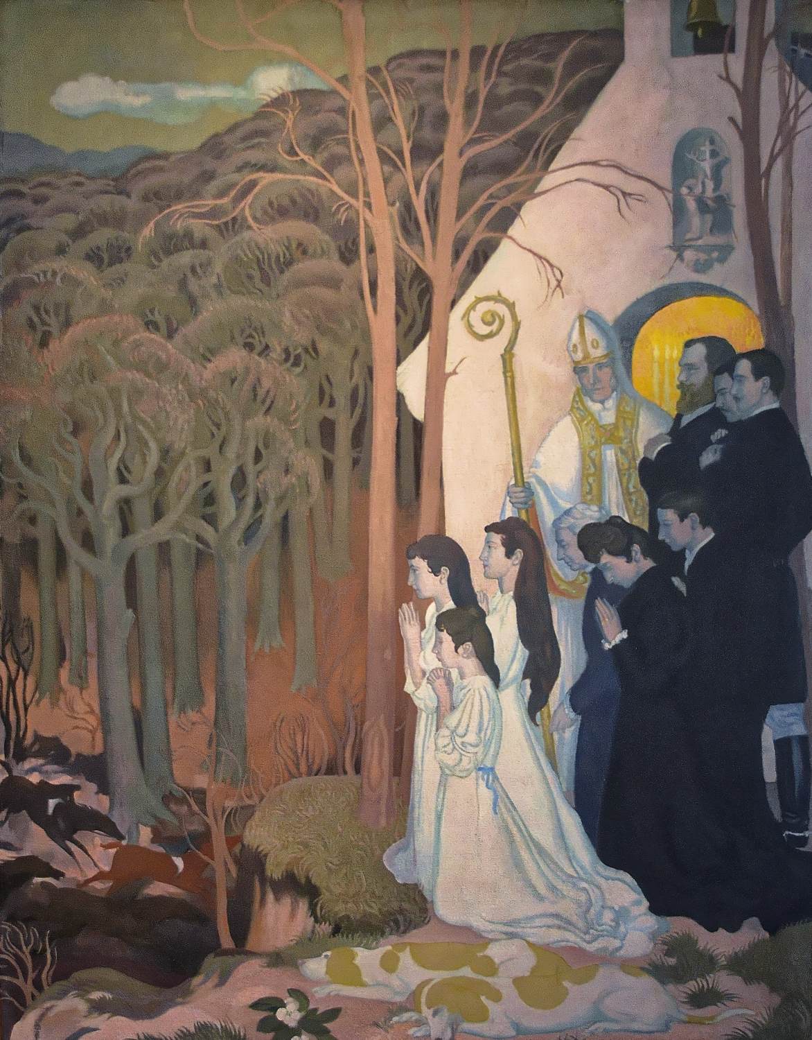 La leggenda di San Hubert: 7 Arrival to the Hermitage