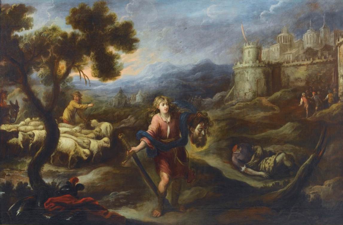 David triomphe de Goliath