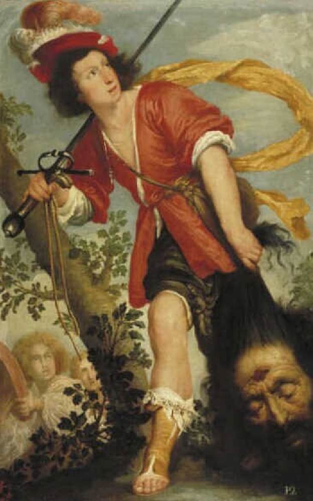 David mit Goliaths Kopf