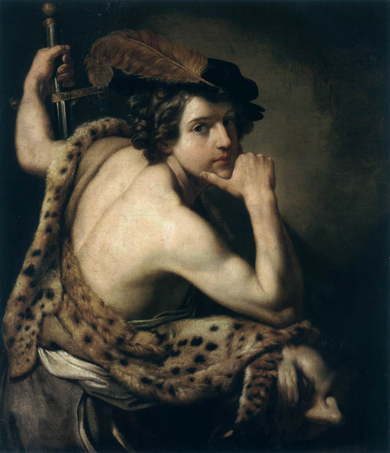 David avec la tête de Goliath