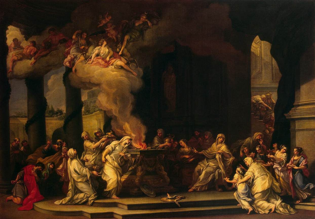 Widmung eines neuen Jungfrau Vestal