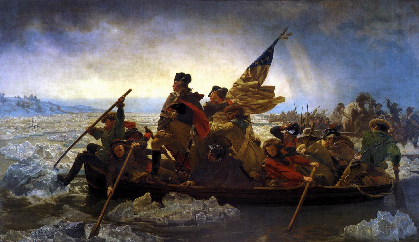 Washington Cruzando El Delaware