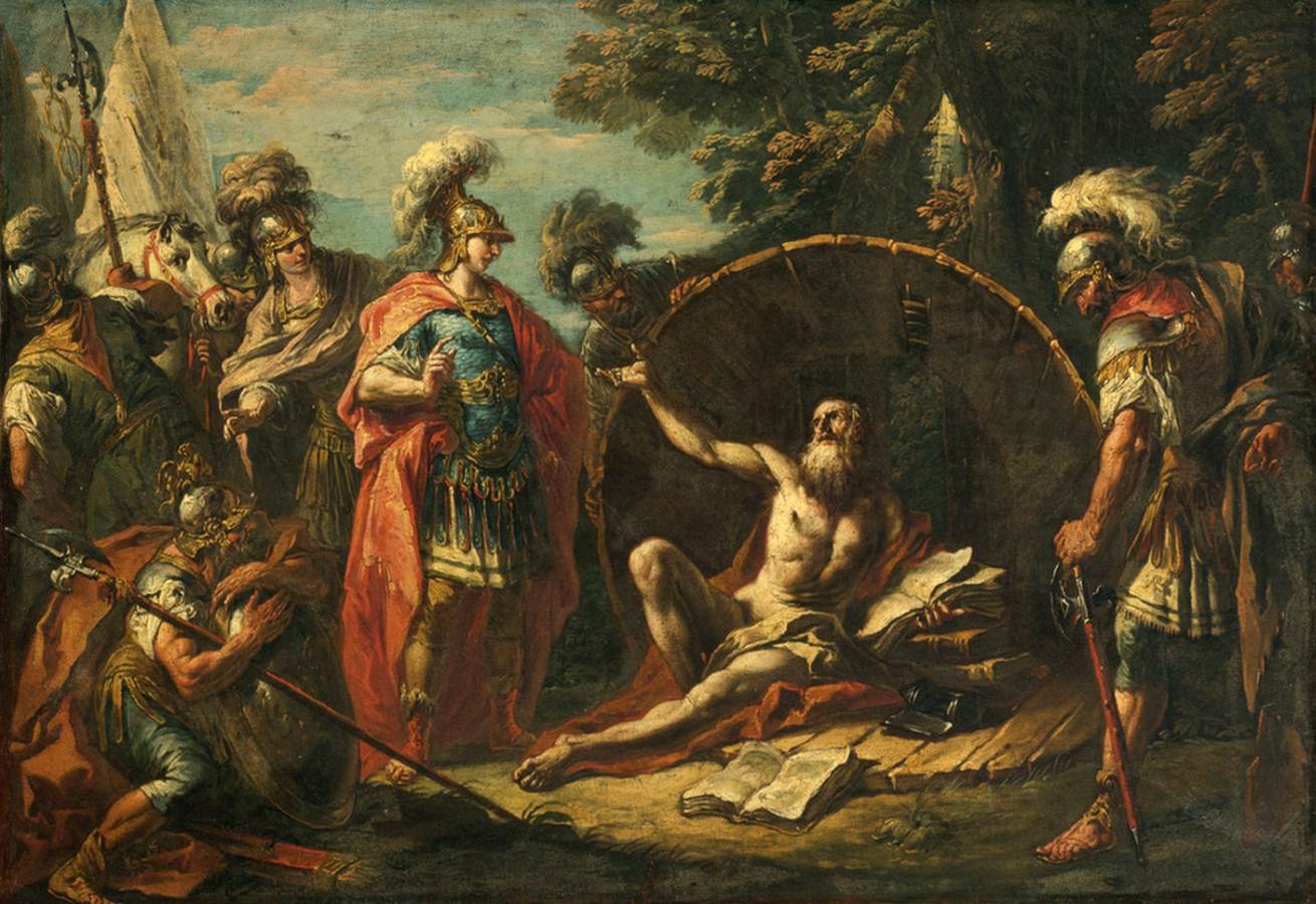 Alexander와 Diogenes