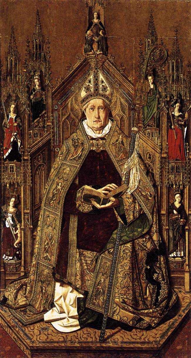 Santo Domingo enthroned ve slávě
