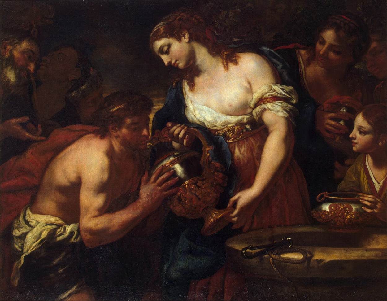 Eliezer und Rebeca in El Pozo