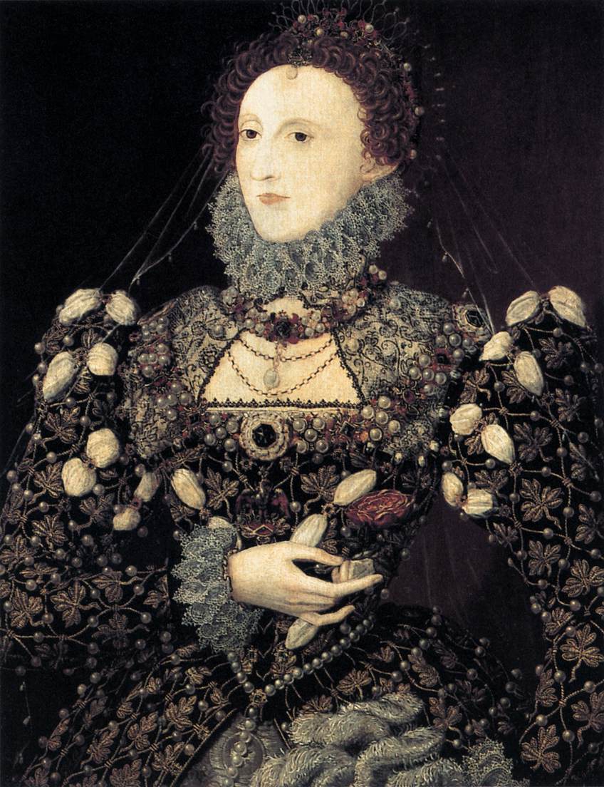 イギリスの女王であるイザベル1世の肖像画