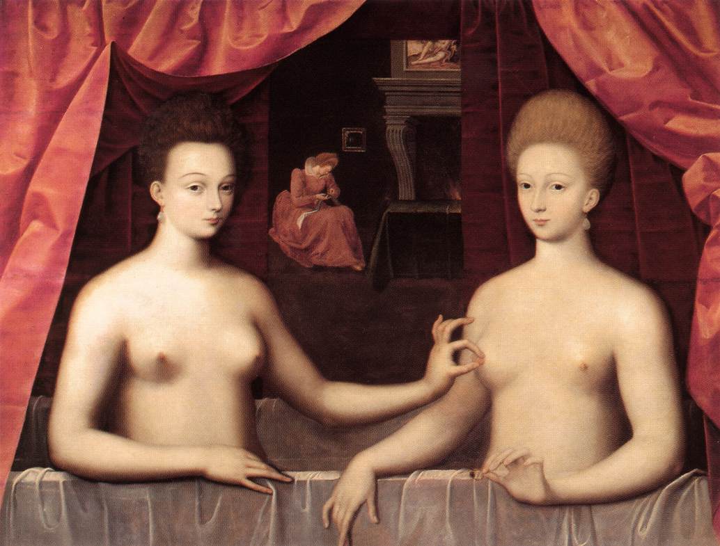 Gabrielle D'Estrées e uma de Suas Irmãs