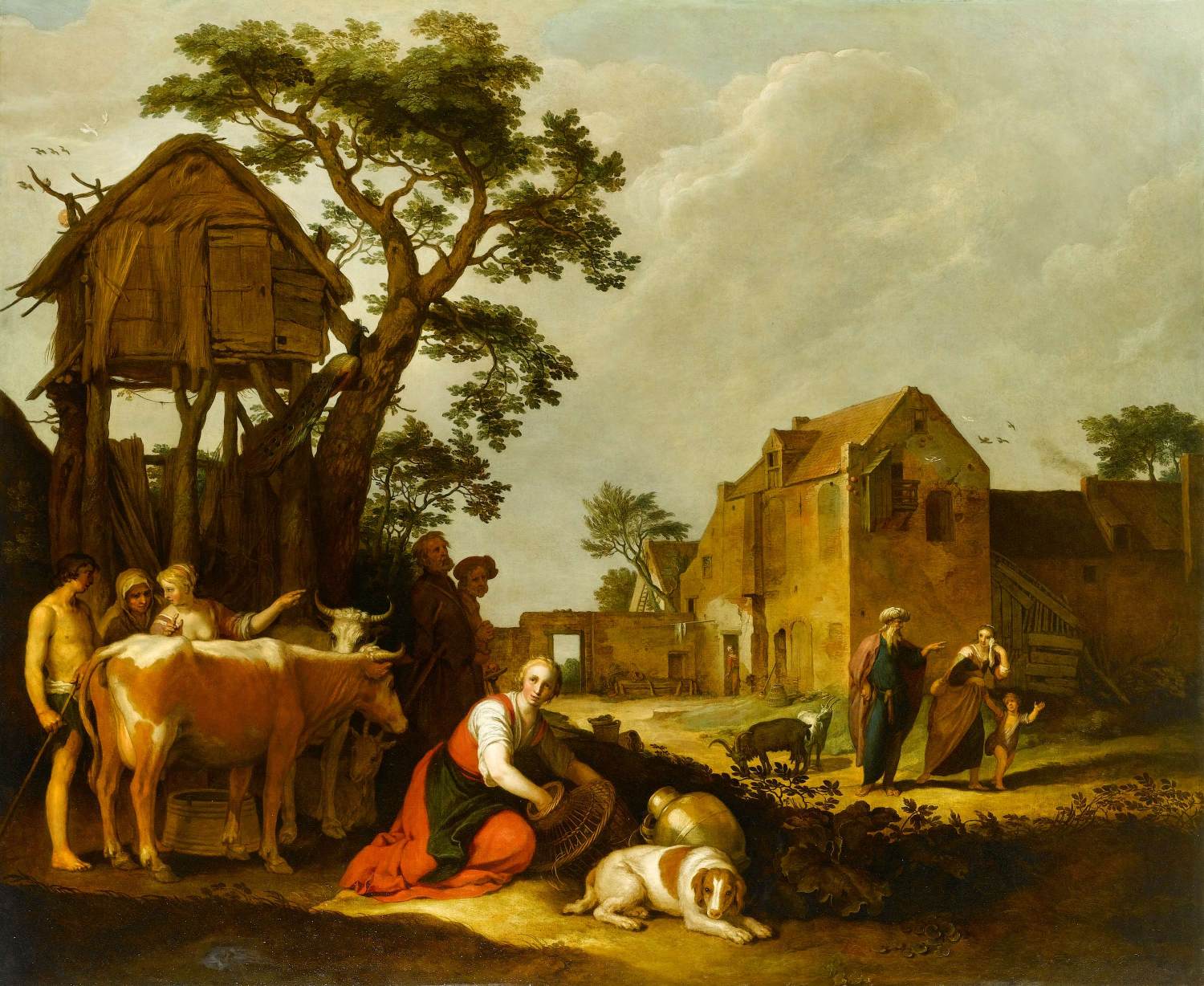 L'expulsion de l'agar et de l'ismael