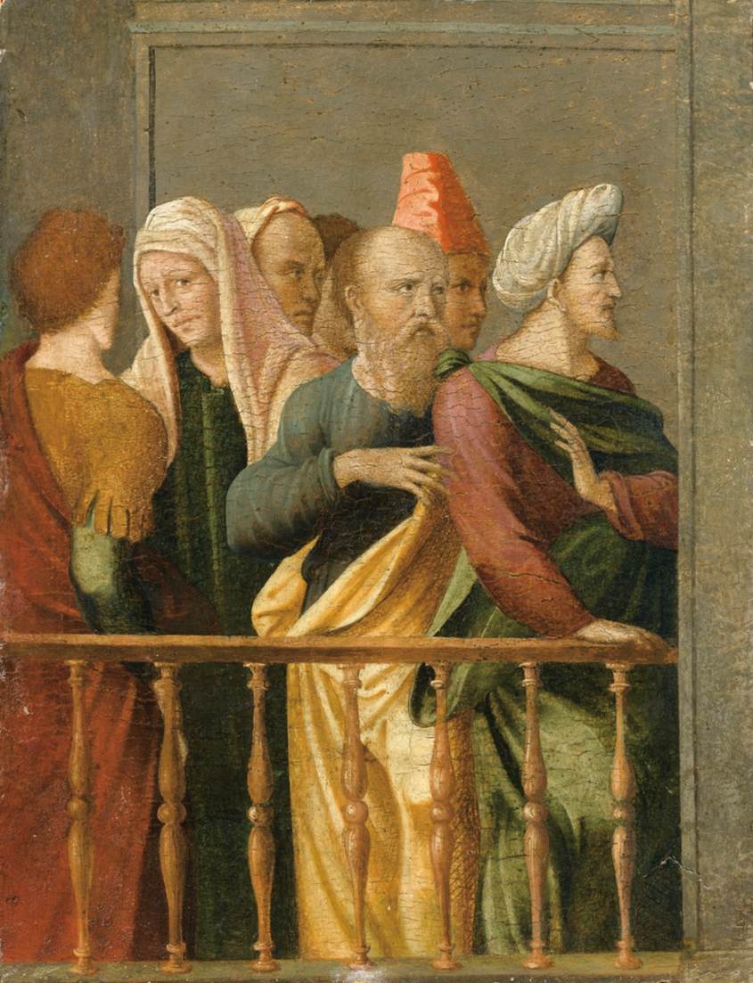 Group of Figures Near a Balustrade
