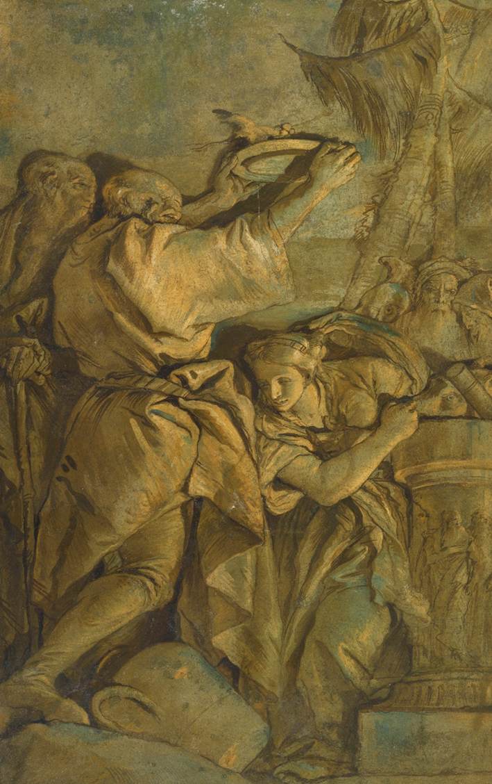 Figure classiche che rendono un vecchio rito