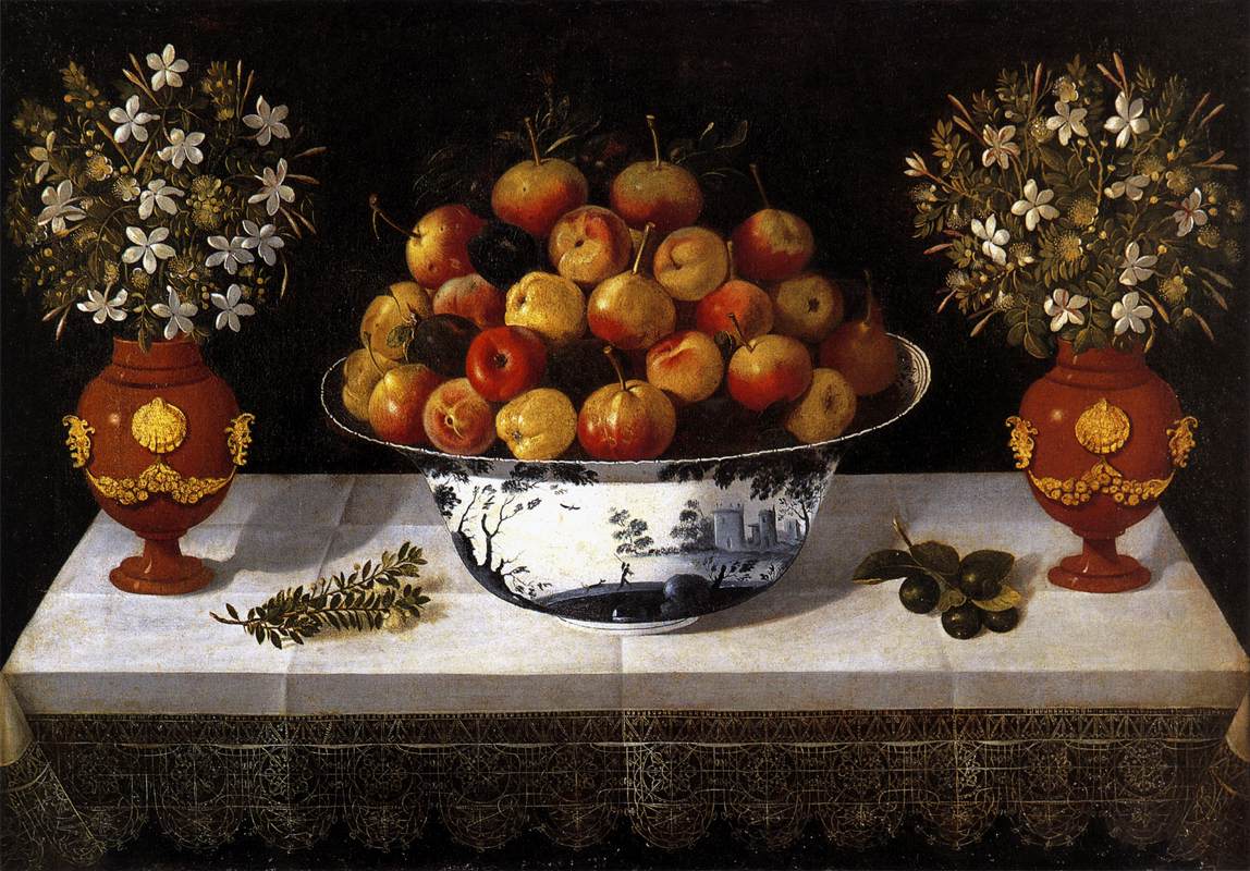 Natureza-morta de Frutas e Flores