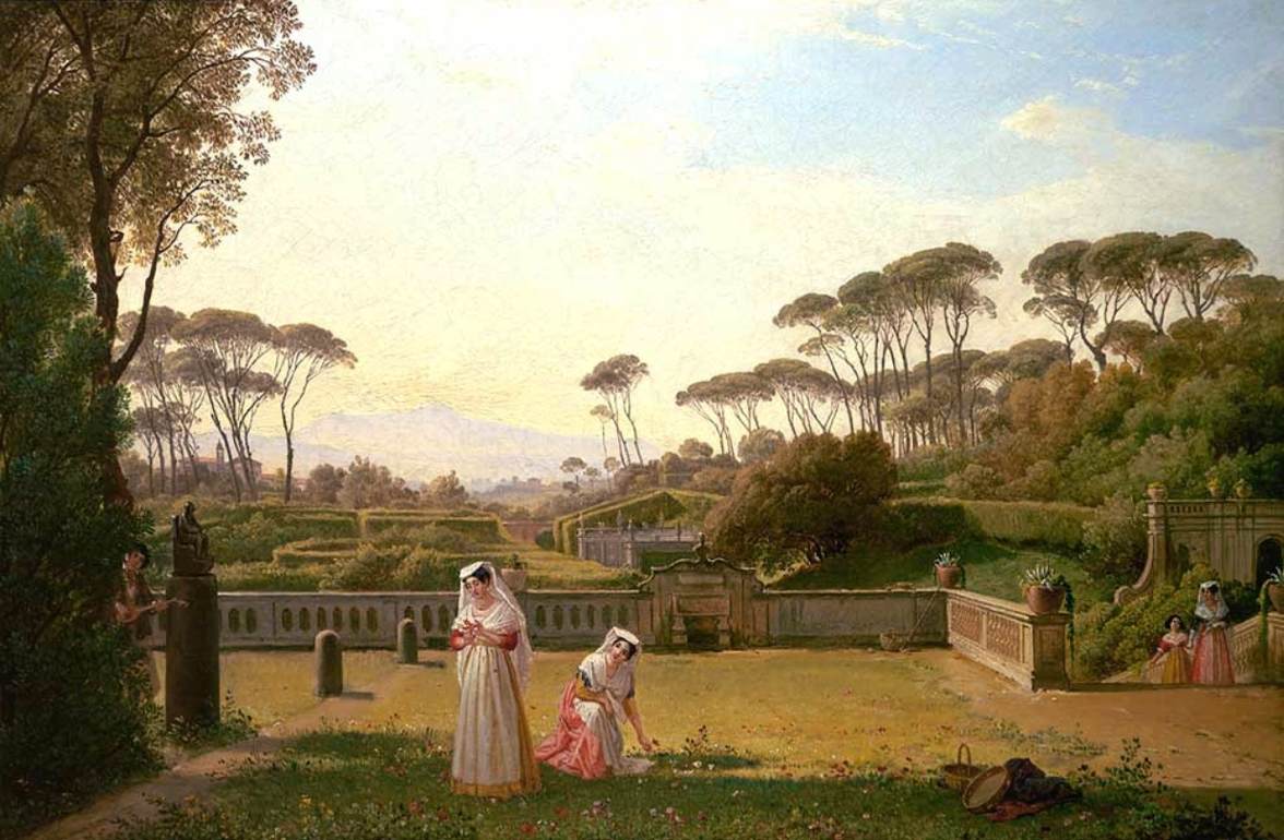 Garden of the Villa Doria Pamphili a Roma