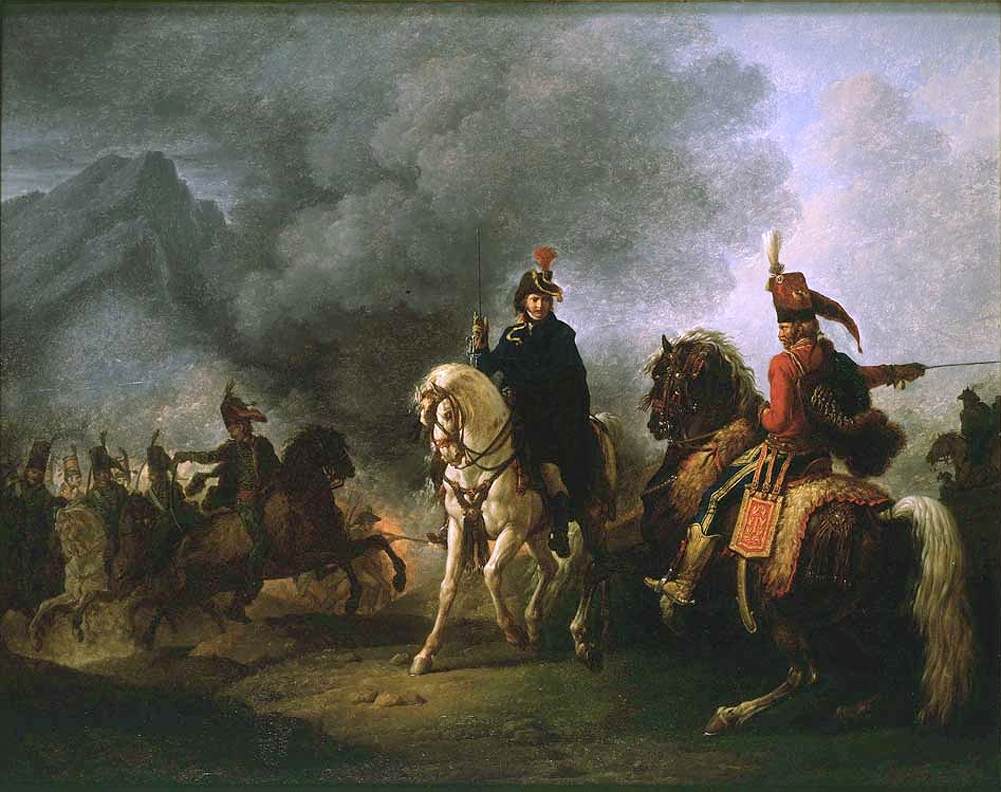 Um general com seu ajudante de campo