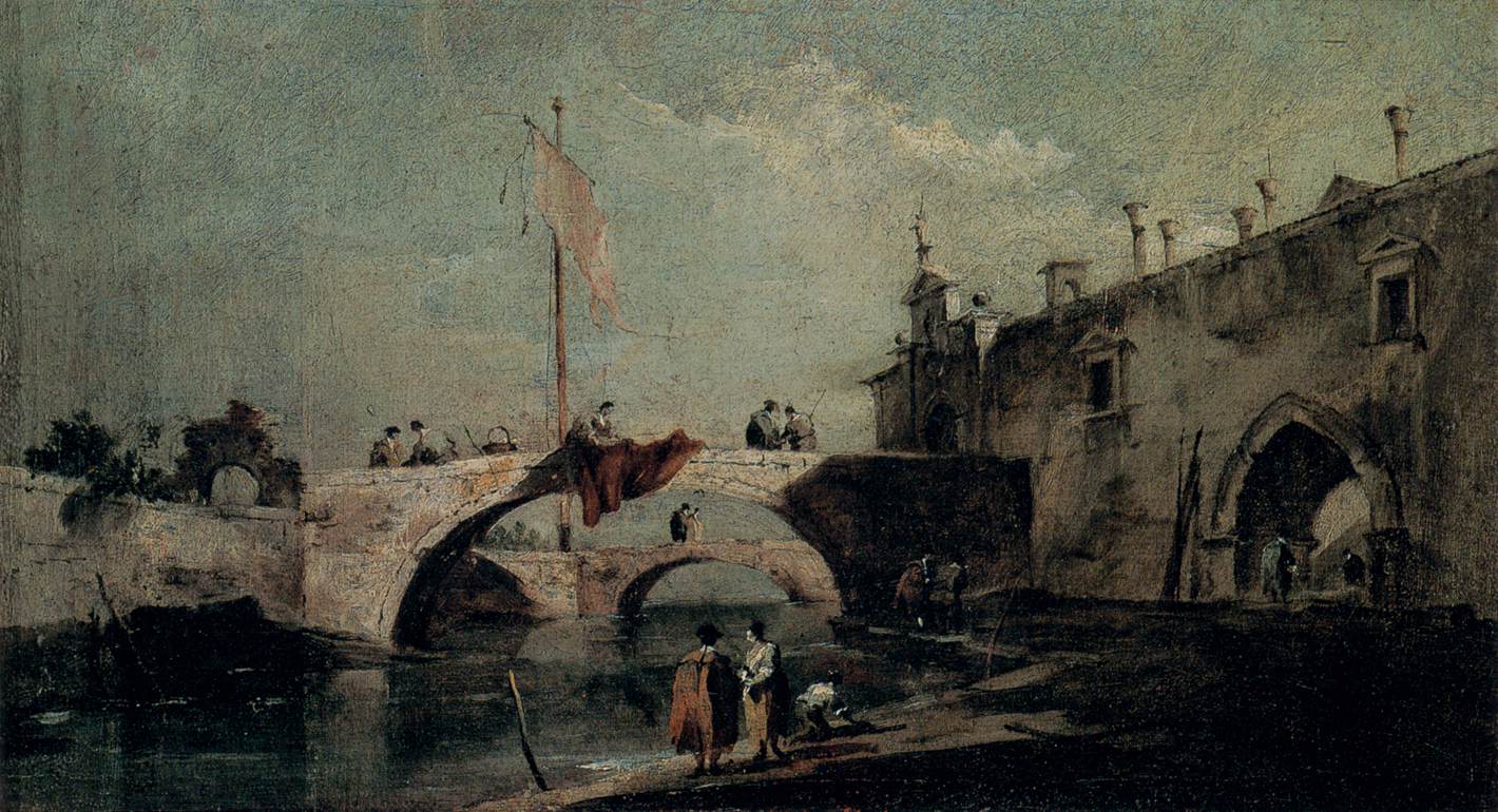 Ciudad con un Puente
