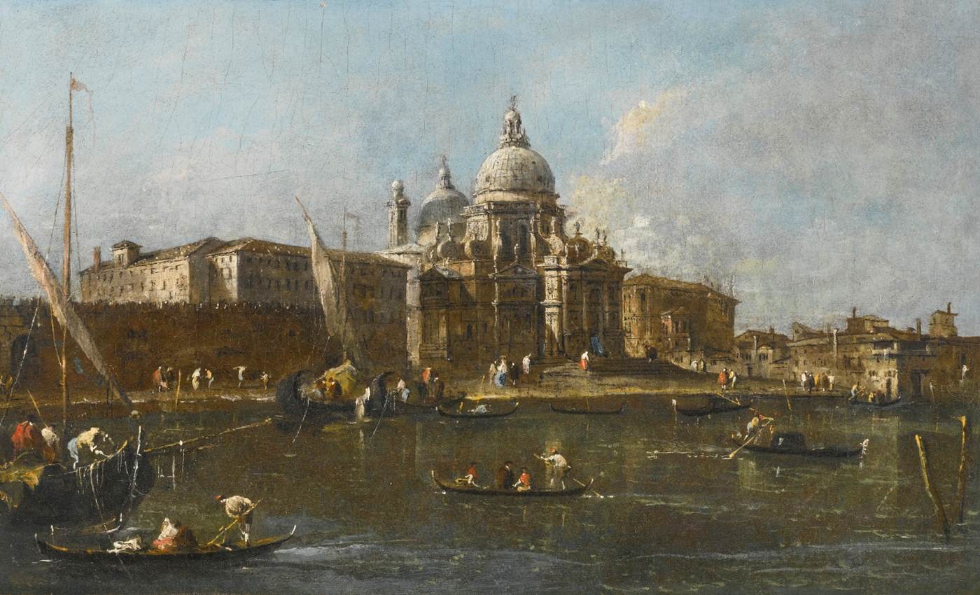 Vista de Santa Maria della Salute Olhando para o Oeste