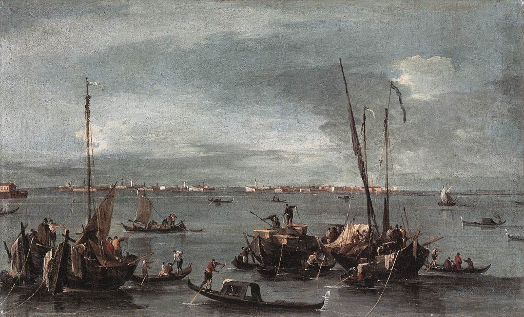 A Laguna Olhando Para Murano Desde a Fondamenta Nuove