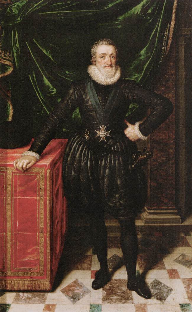Henry IV, King of France with Black Dress