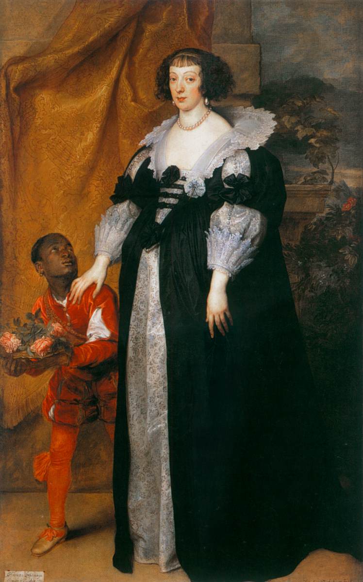 Princesa Henrietta de Lorraine, Assistida ao Lado de Pajem