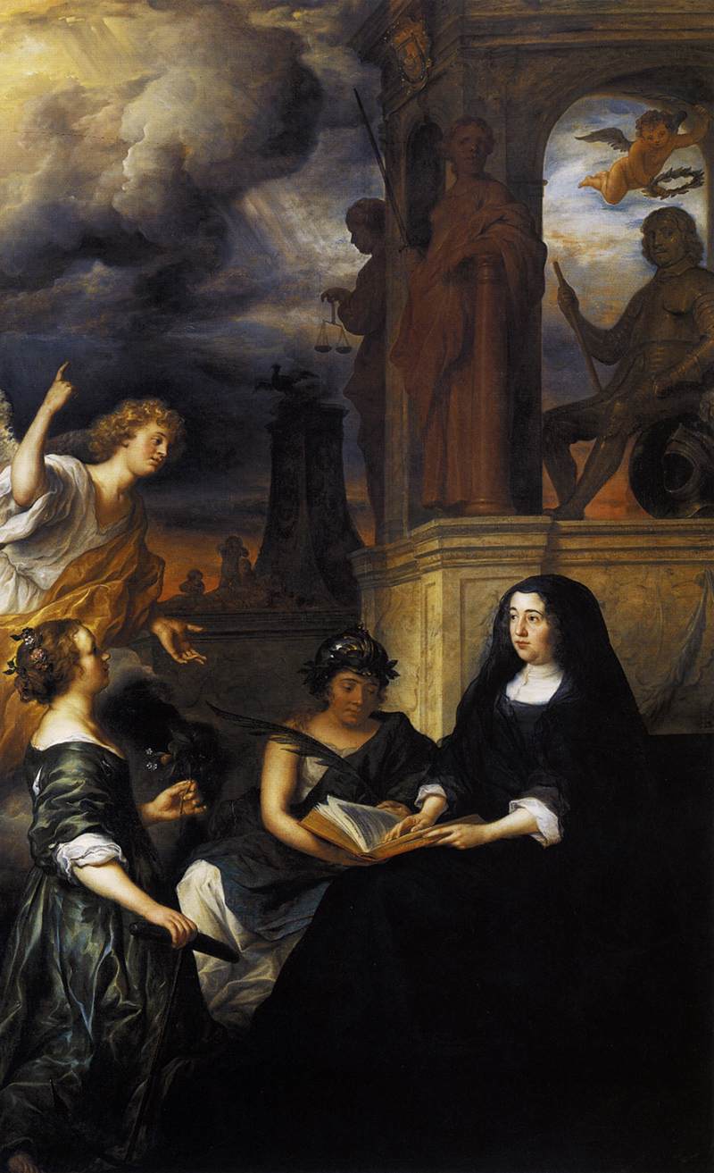 La speranza arriva ad Amalia Van Solms nella tomba di Frederik Hendrik