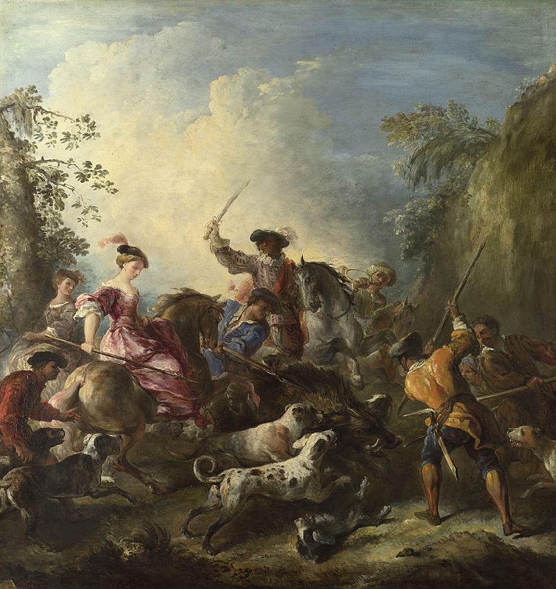 A Caça de Javalis