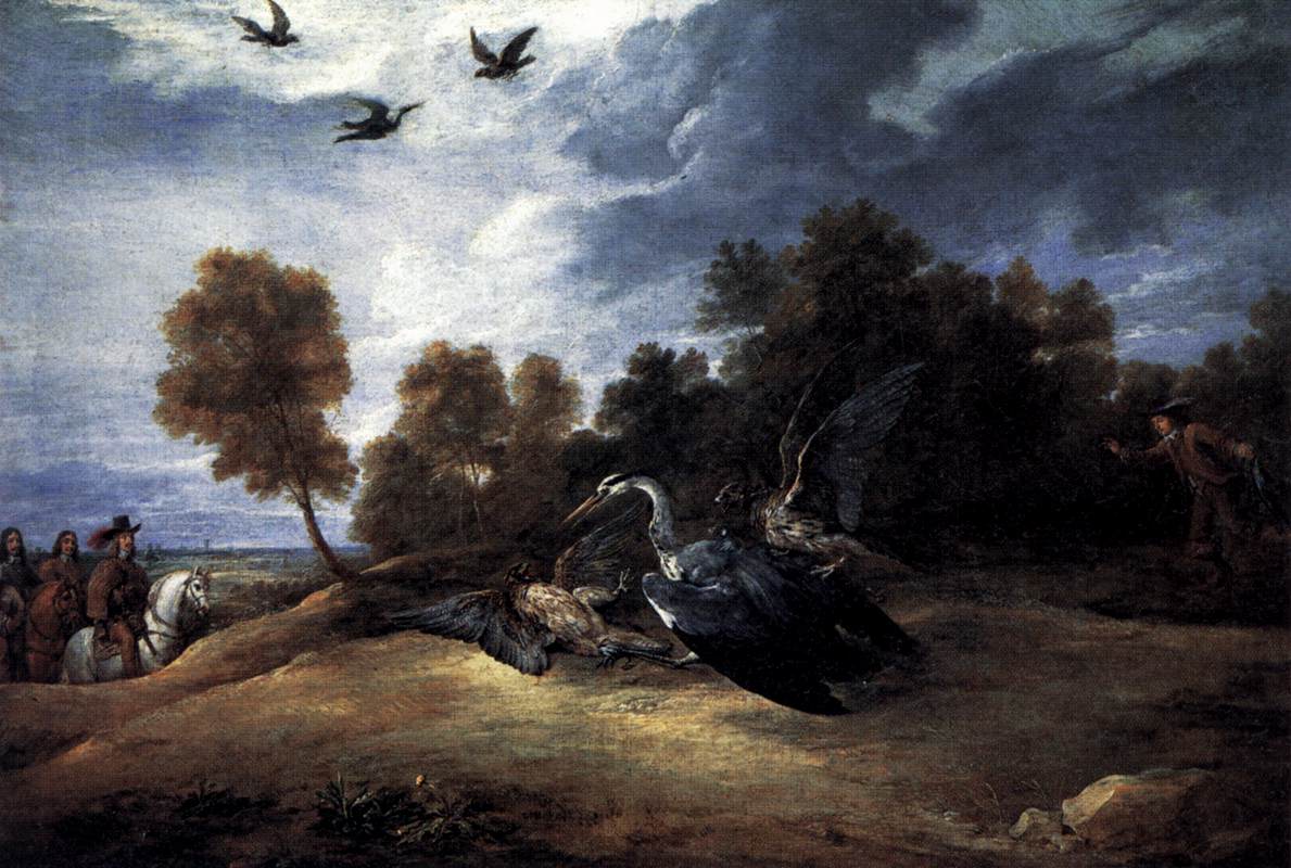 Heron Hunt com o arquiduque Leopold Wilhelm