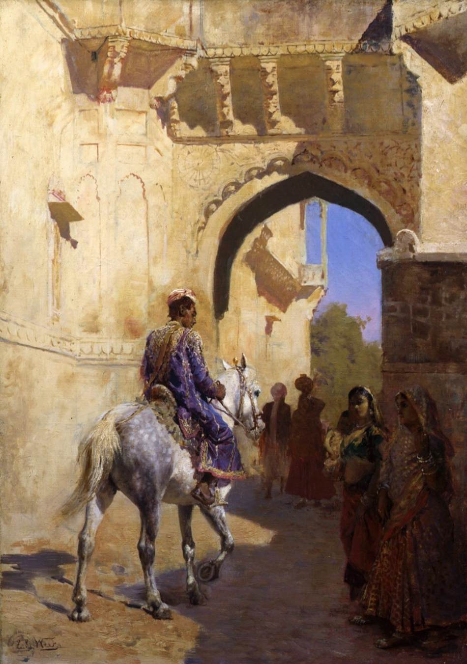 Straatscène in India