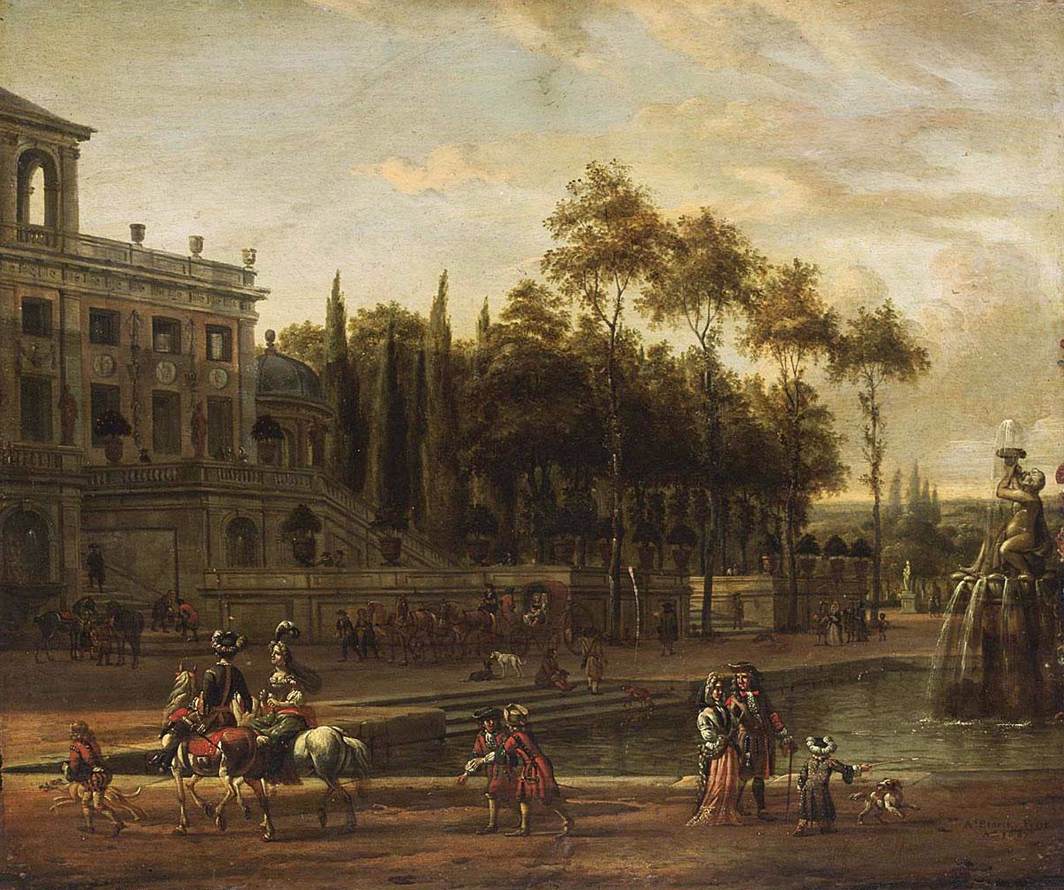 Italienische Parklandschaft