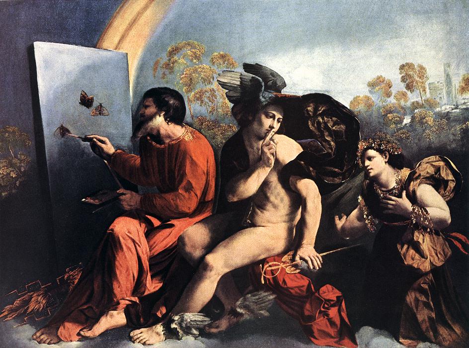 Júpiter, Mercúrio e A Virtude