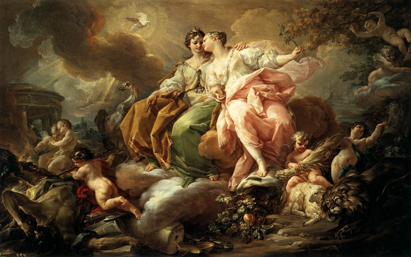 Allegoria della giustizia e della pace