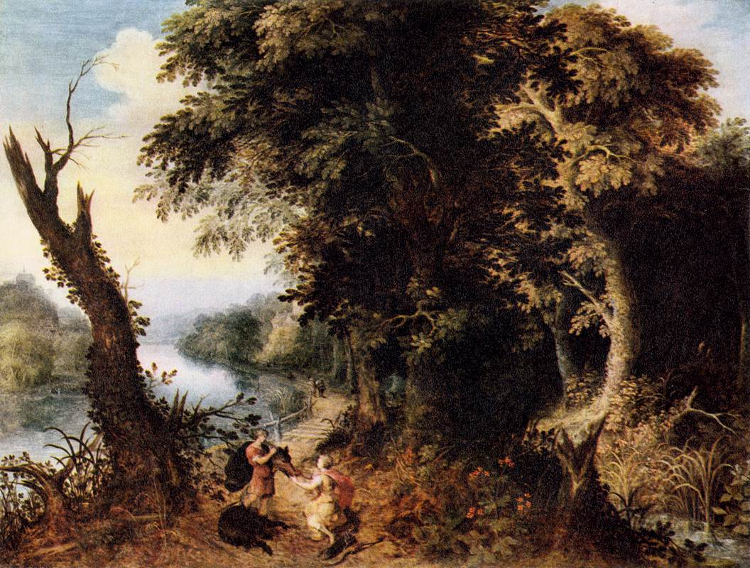 Paisagem com Diana Recebendo a Cabeça de um Javali
