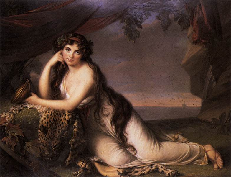 Lady Hamilton Como Bacante